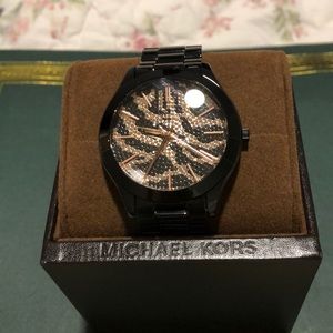 Michael Kors Leopard Rhinestone Watch